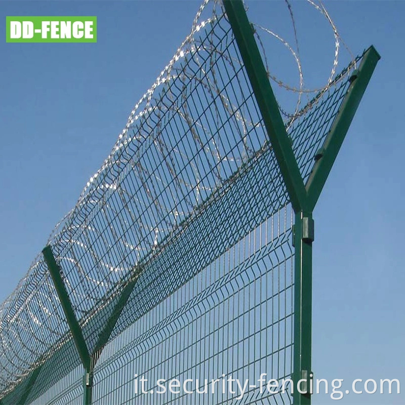 Nuovo design rivestito in polvere Galvanizzato Normesh Wall Security Fence